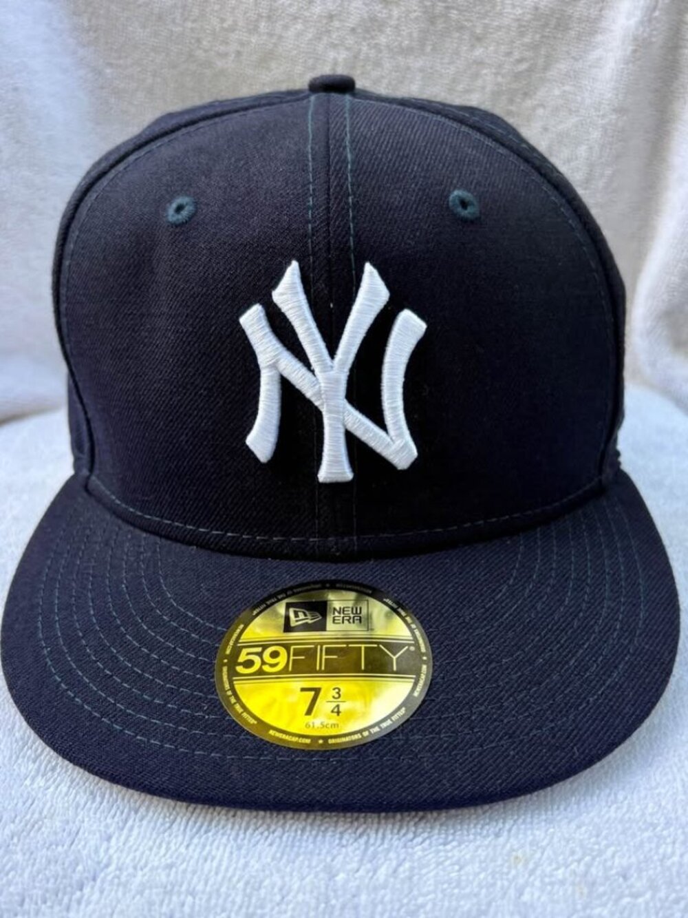 New Era 59FIFTY Yankees 2000 World Series Fitted Hat 7 3/4 Navy